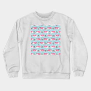 Strawberry Cow Pattern Crewneck Sweatshirt